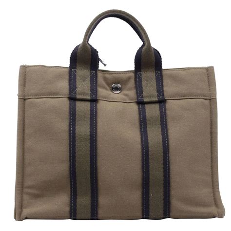 bloemenprint hermes canvas schoudertas|Hermes Canvas Tote .